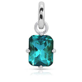 December Turquoise Birthstone Charm - Emerald