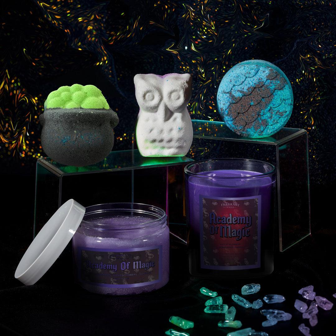 Shapeshifter Society - Academy of Magic - Candle and Bath Bomb Set