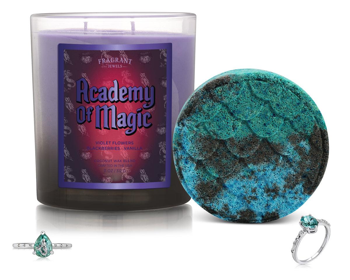 Siren Society - Academy of Magic - Candle and Bath Bomb Set