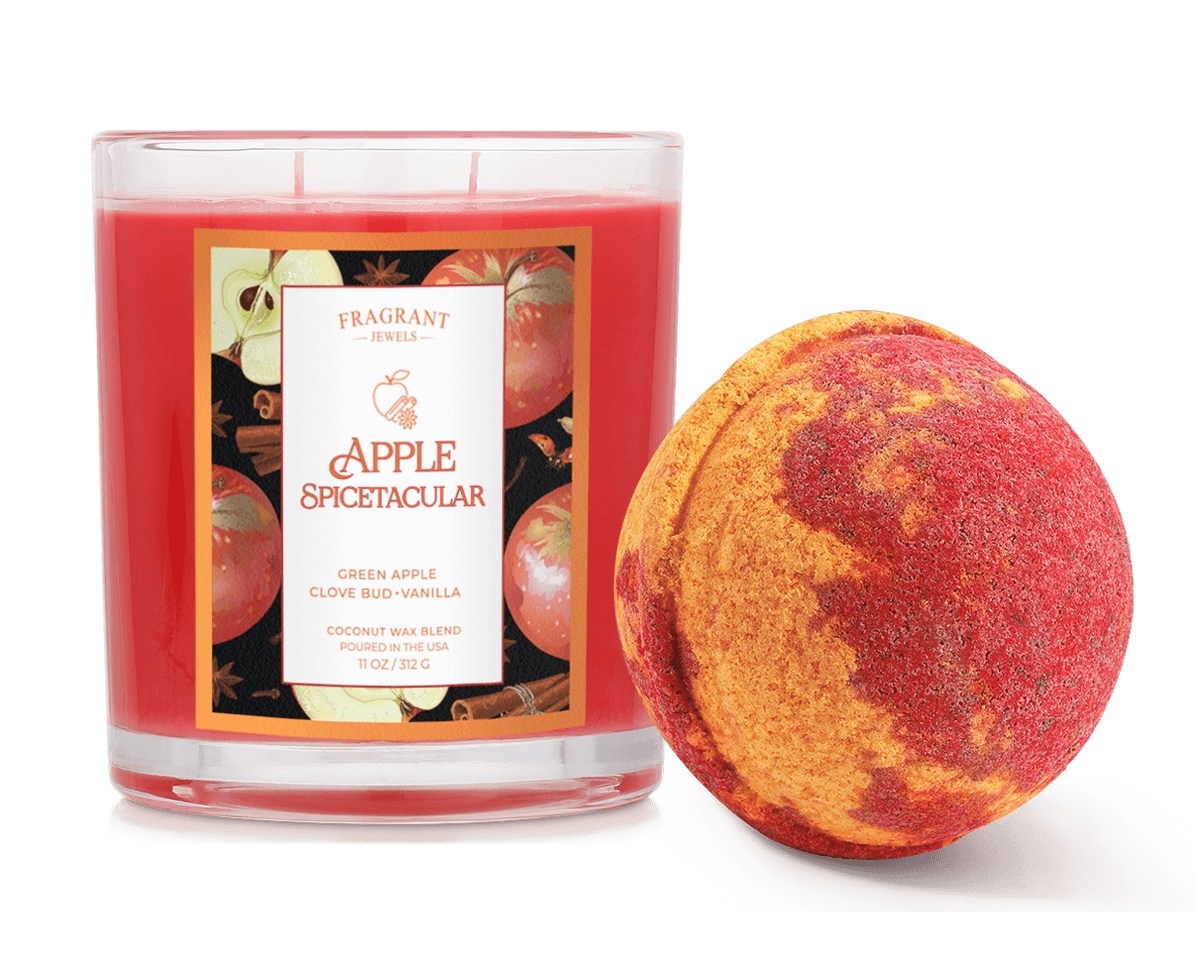 Apple Spicetacular - Candle and Bath Bomb Set (Without Jewelry)