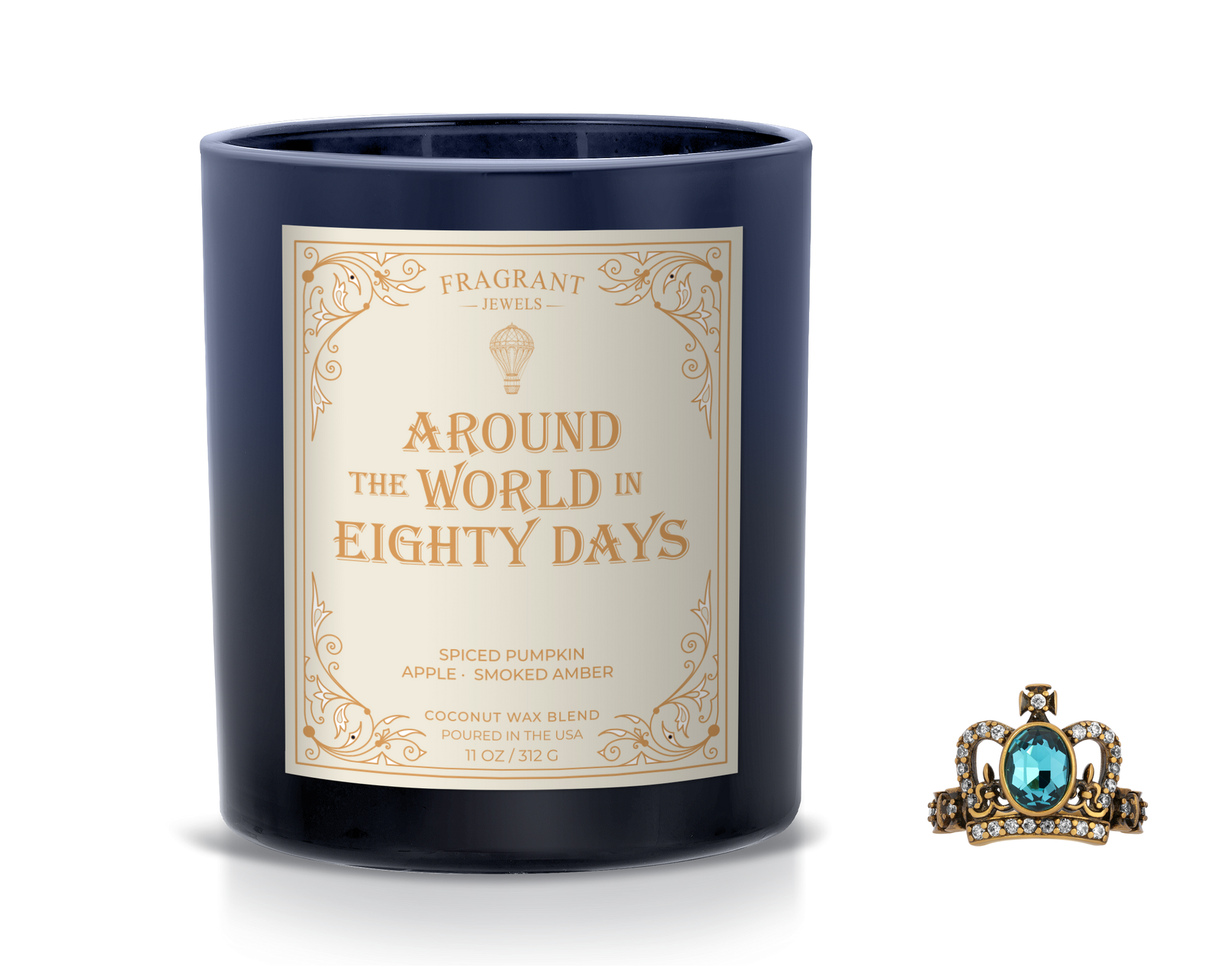 Around the World in 80 Days - Jewel Candle