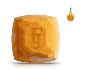 November Topaz Birthstone Charm - Bath Bomb