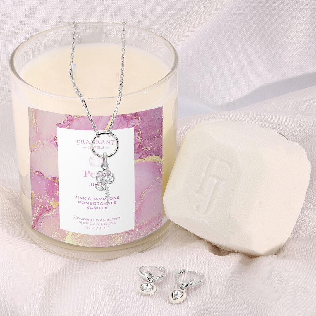 May Emerald Birthstone Charm - Jewel Candle