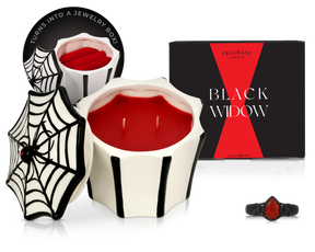 Black Widow - Jewel Candle Ceramic