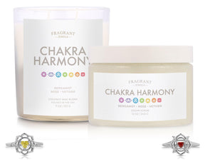 Chakras - Candle and Body Scrub Set