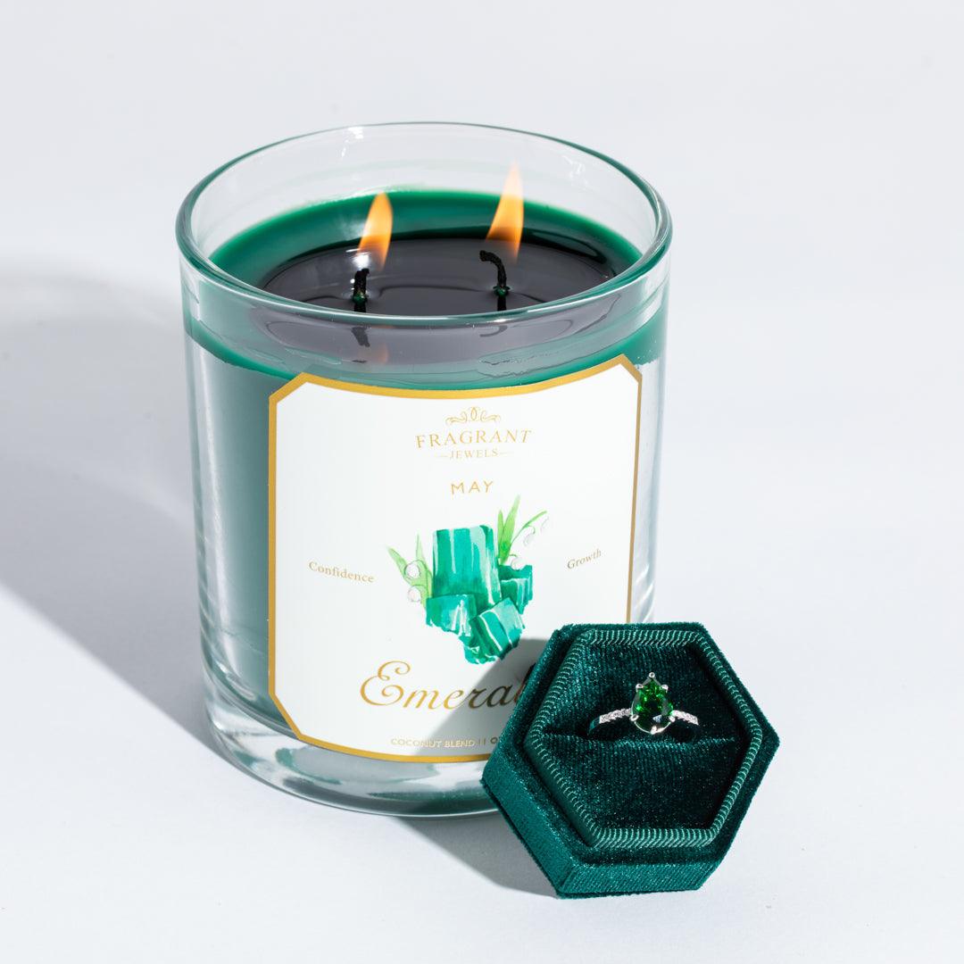 Emerald - May Birthstone Collection - Jewel Candle