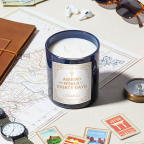 Around the World in 80 Days - Candle and Body Scrub Set