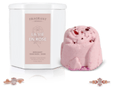 La Vie en Rose - Candle and Bath Bomb Set