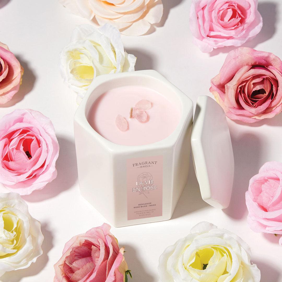 La Vie en Rose - Jewel Candle