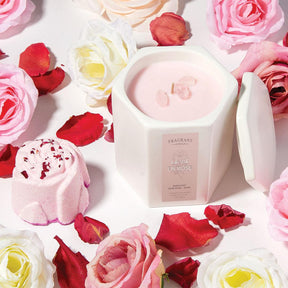 La Vie en Rose - Candle and Bath Bomb Set