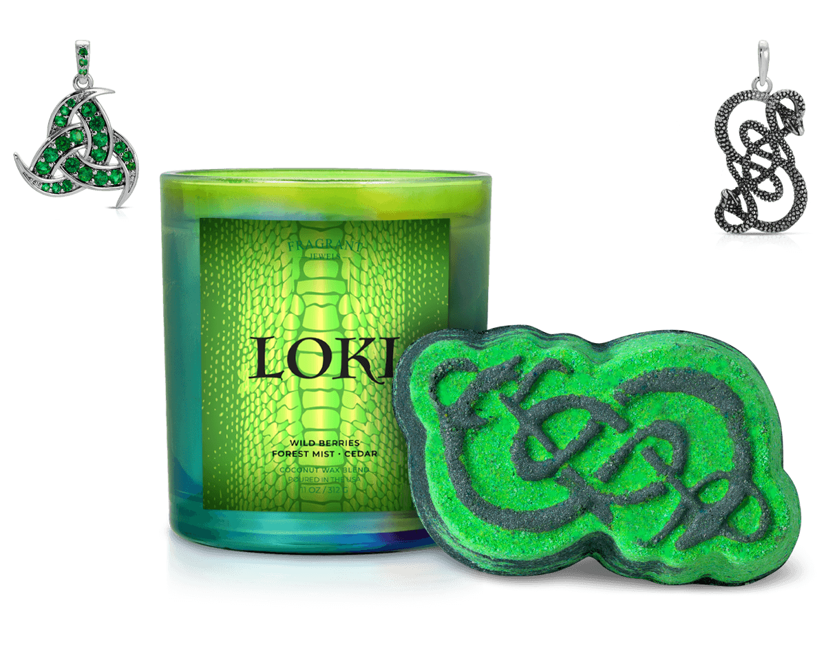 Loki - Candle and Bath Bomb Set