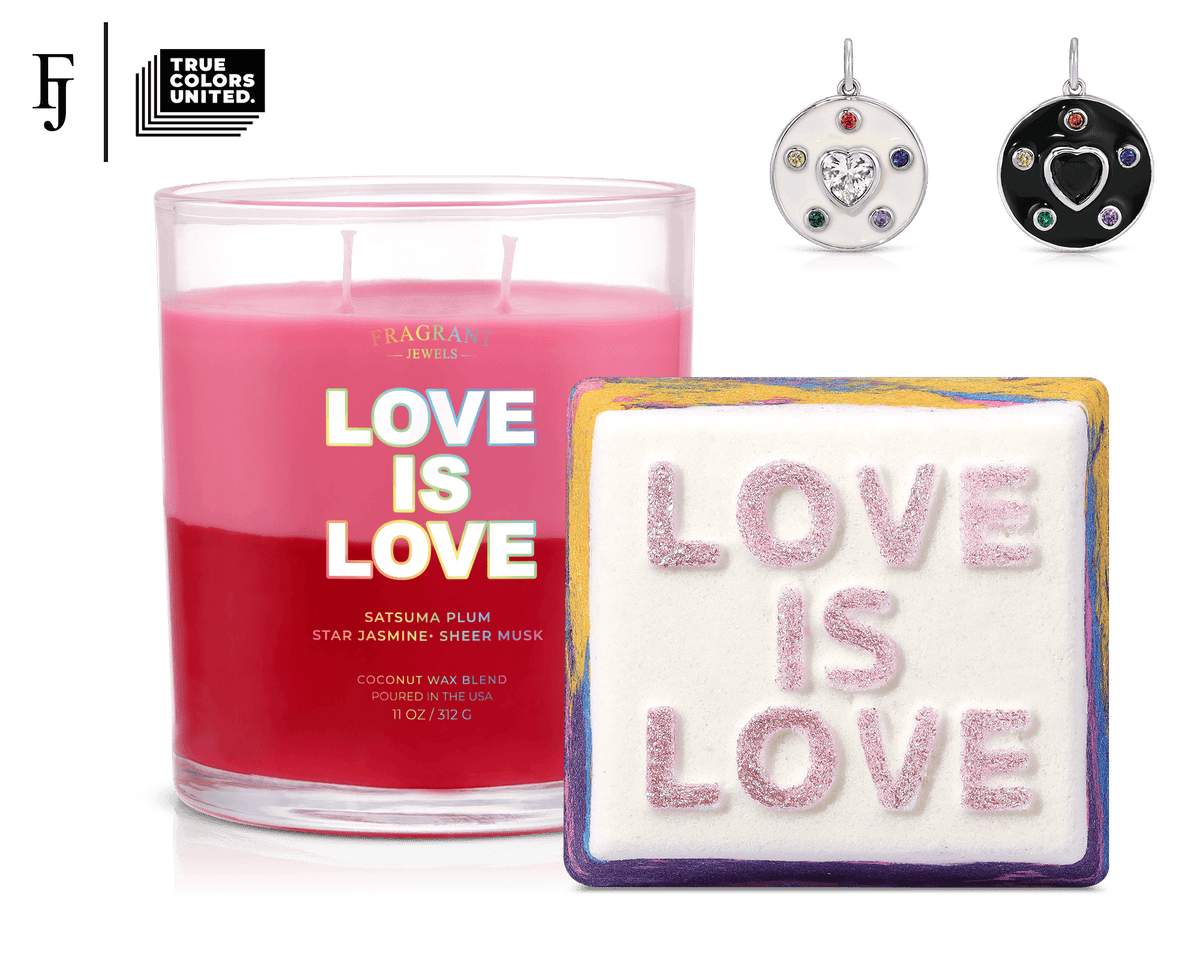 Love is Love - Candle and Bath Bomb Set