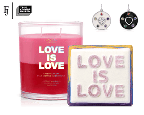 Love is Love - Candle and Bath Bomb Set