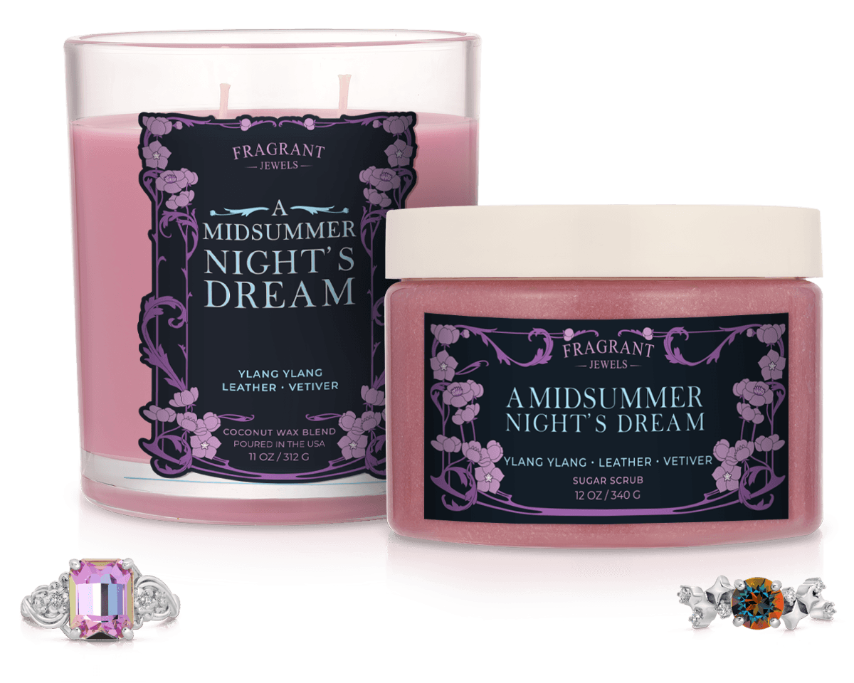 A Midsummer Night's Dream - Candle and Body Scrub Set