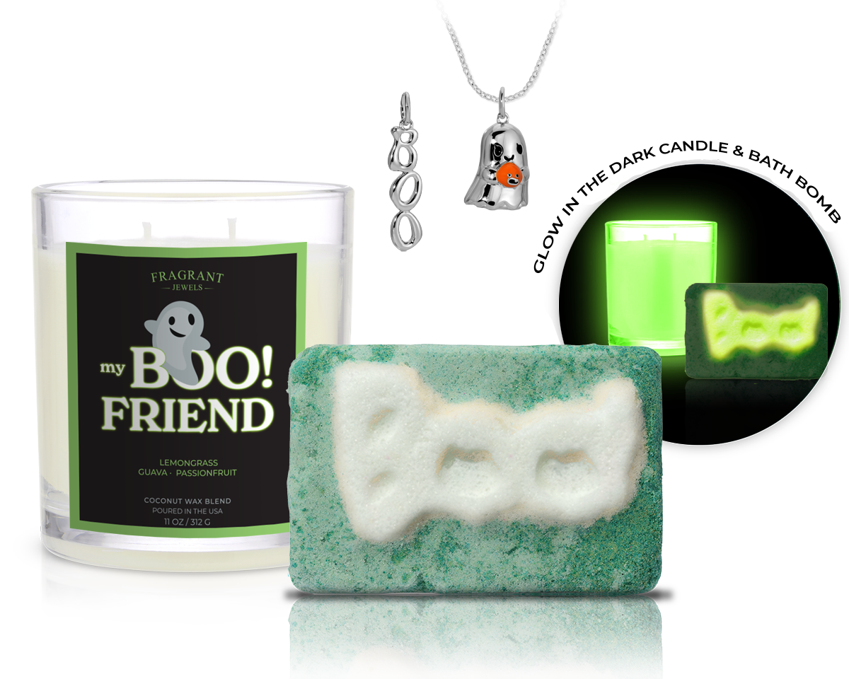 My Boo! Friend - Candle and Bath Bomb Set