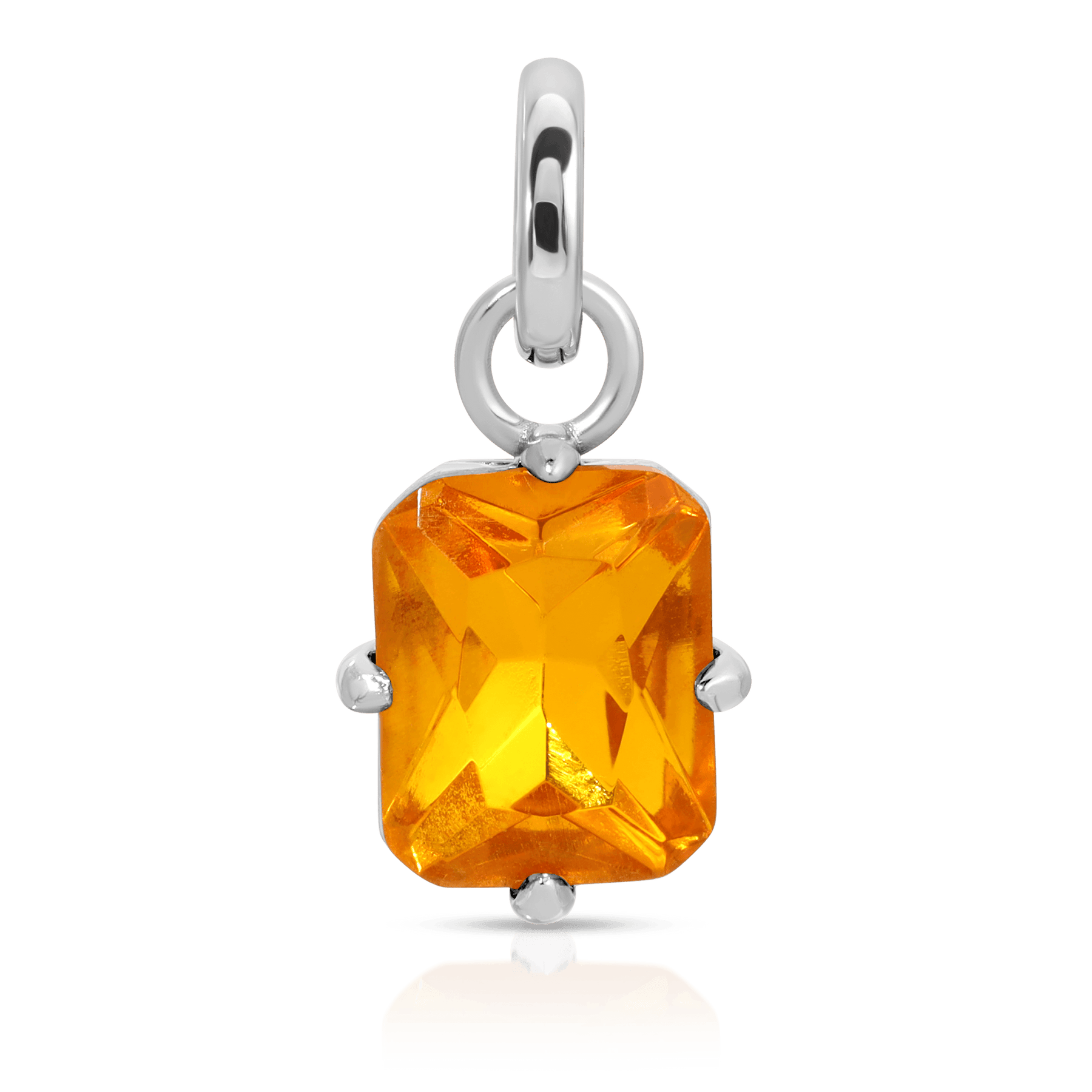 November Topaz Birthstone Charm - Emerald