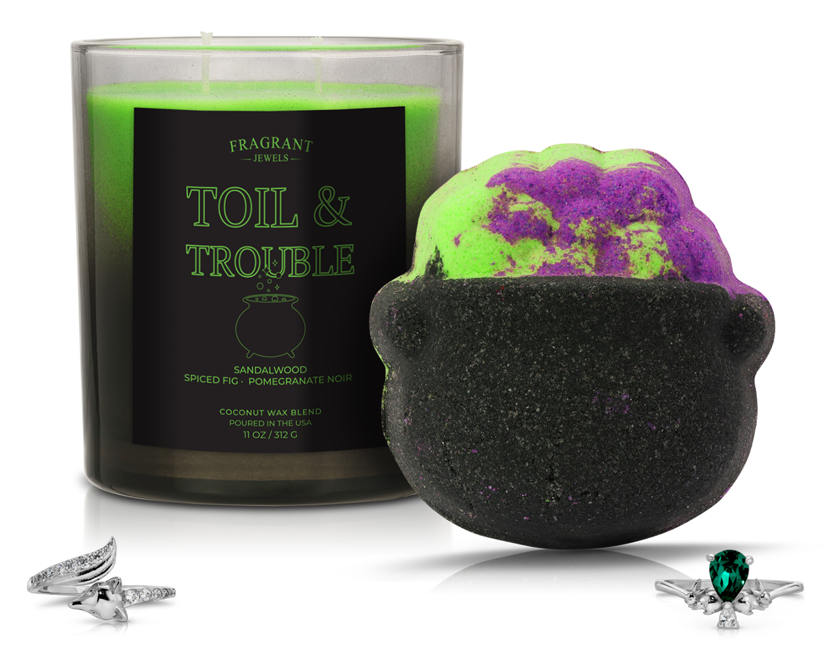 Toil & Trouble - Candle and Bath Bomb Set