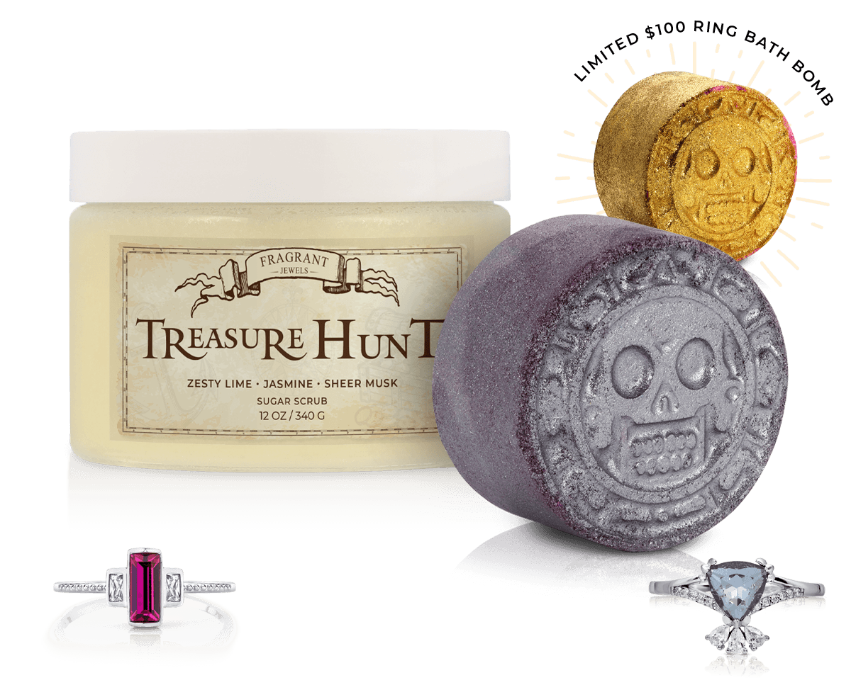 Treasure Hunt - Bath Bomb and Body Scrub Set