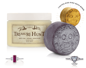 Treasure Hunt - Bath Bomb and Body Scrub Set