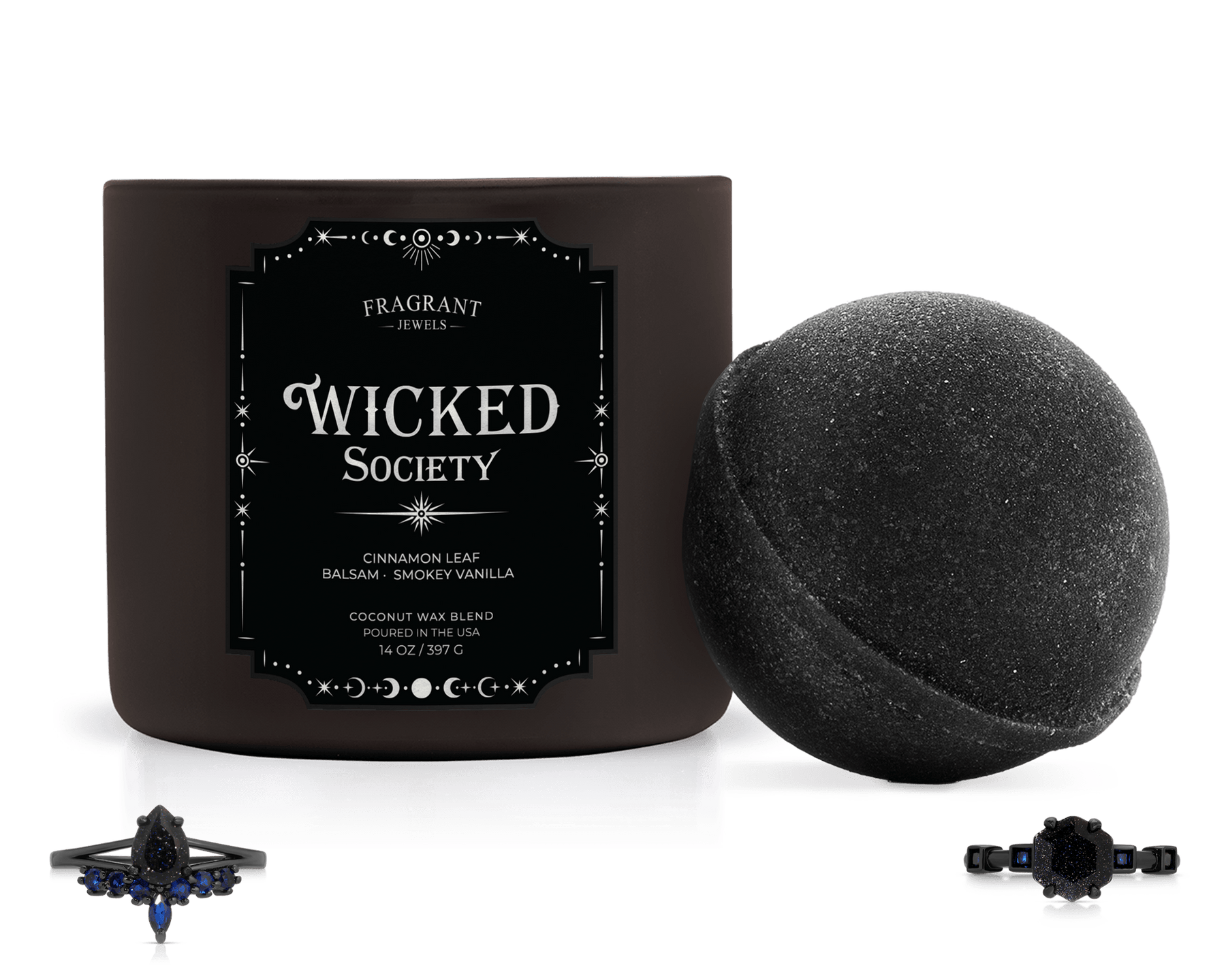 Wicked Society - Candle and Bath Bomb Set