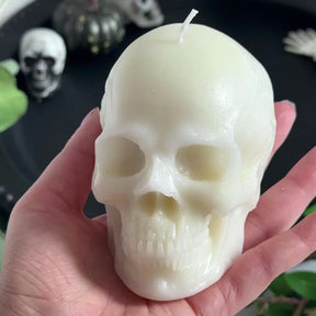 Glow Skull Pillar Candle (without Jewelry)