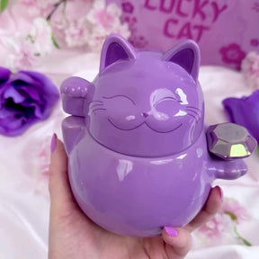 Lucky Cat - Jewel Candle