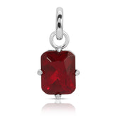 January Garnet Birthstone Charm - Emerald