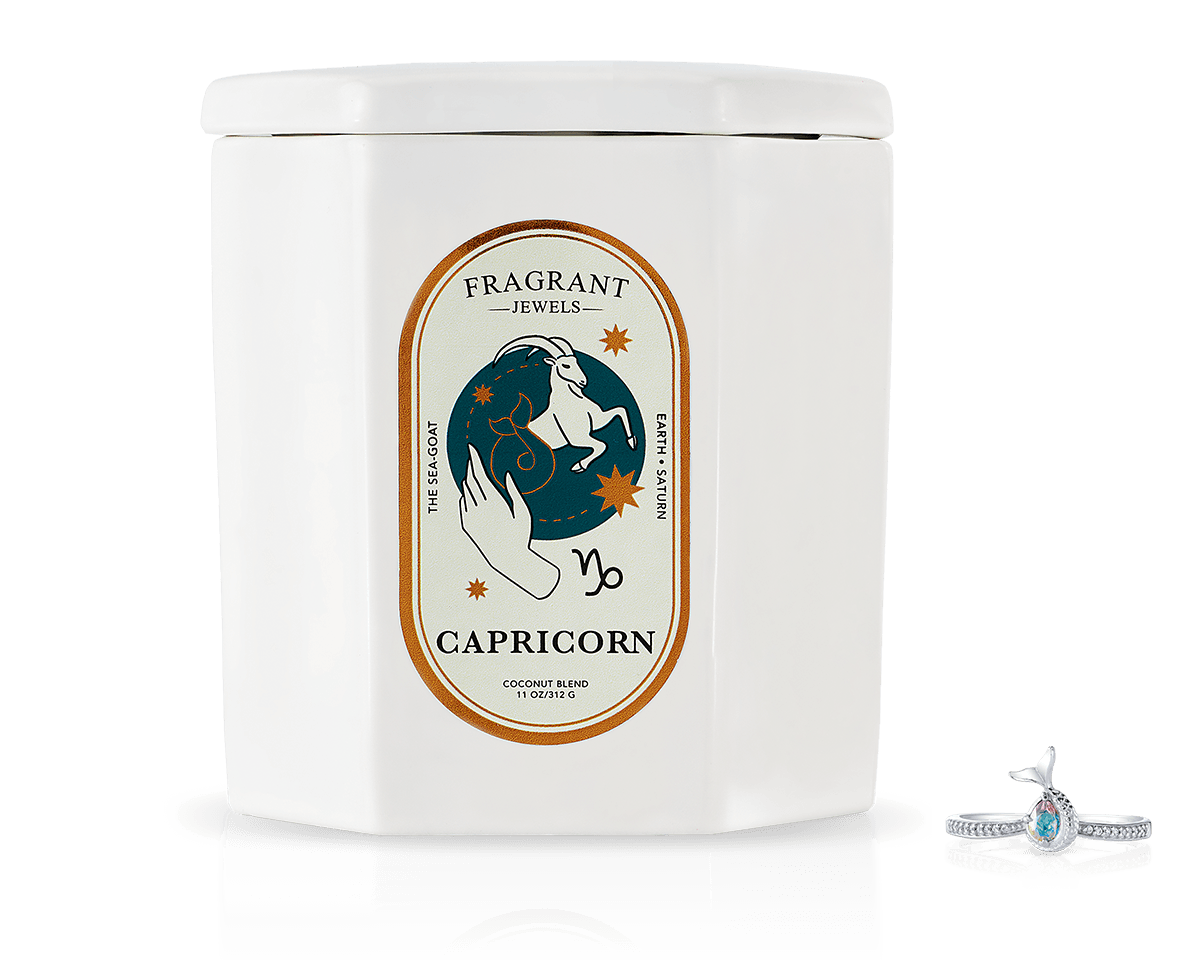 Capricorn, The Goat - Jewel Candle