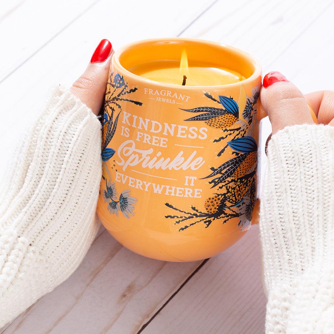 Cafe FJ: Pumpkin Spice Latte - Kindness is Free - Jewel Candle