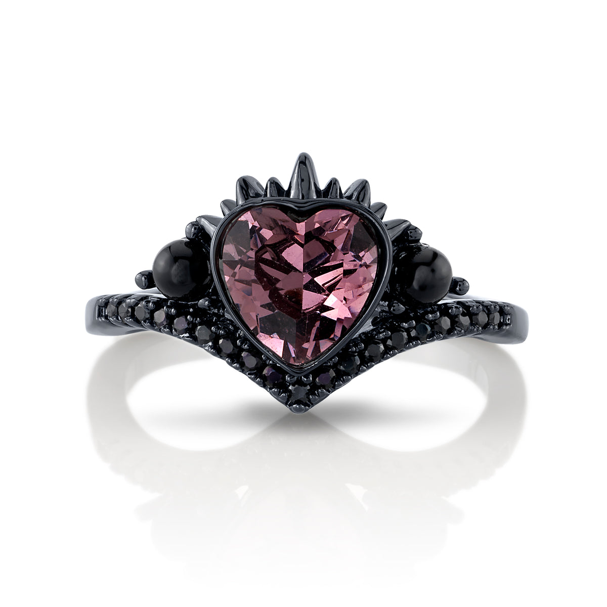 Black Hearted Ring