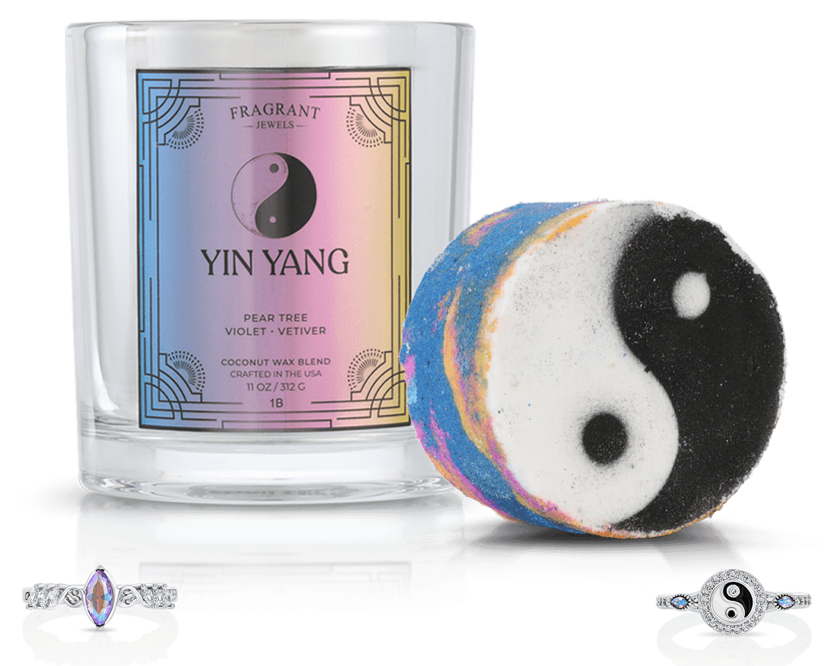 Yin Yang - Candle and Bath Bomb Set