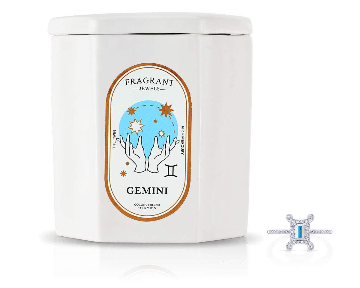 Gemini, The Twins - Jewel Candle