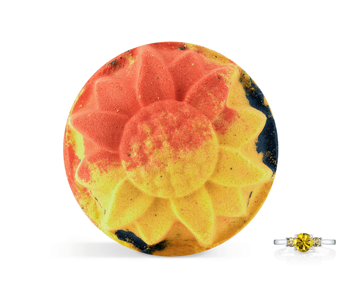 Blue Skies - Sunflowers - Bath Bomb